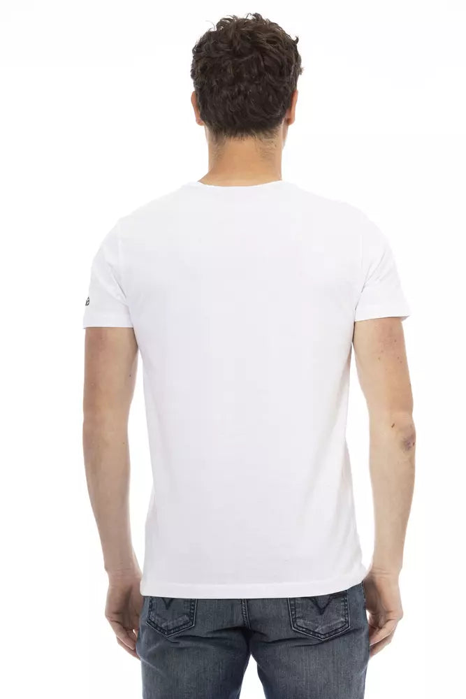 Trussardi Action Weiße Baumwolle herren T-Shirt
