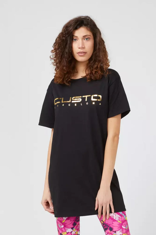 Custo Barcelona Schwarze Baumwolle damen T-Shirt