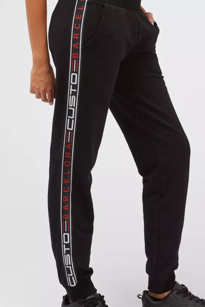 Custo Barcelona Schwarze Baumwolle damen Sweatpant
