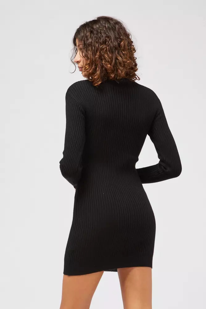 Custo Barcelona Schwarzes Viskose damen Kleid