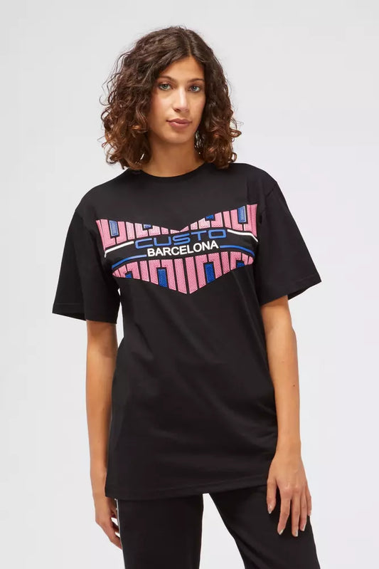 Custo Barcelona Schwarze Baumwolle damen T-Shirt