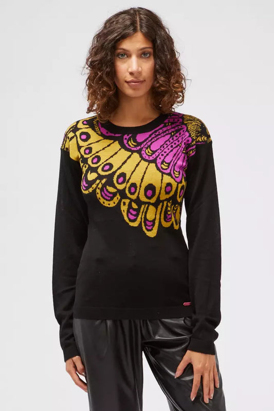 Custo Barcelona Schwarze Wolle damen Pullover