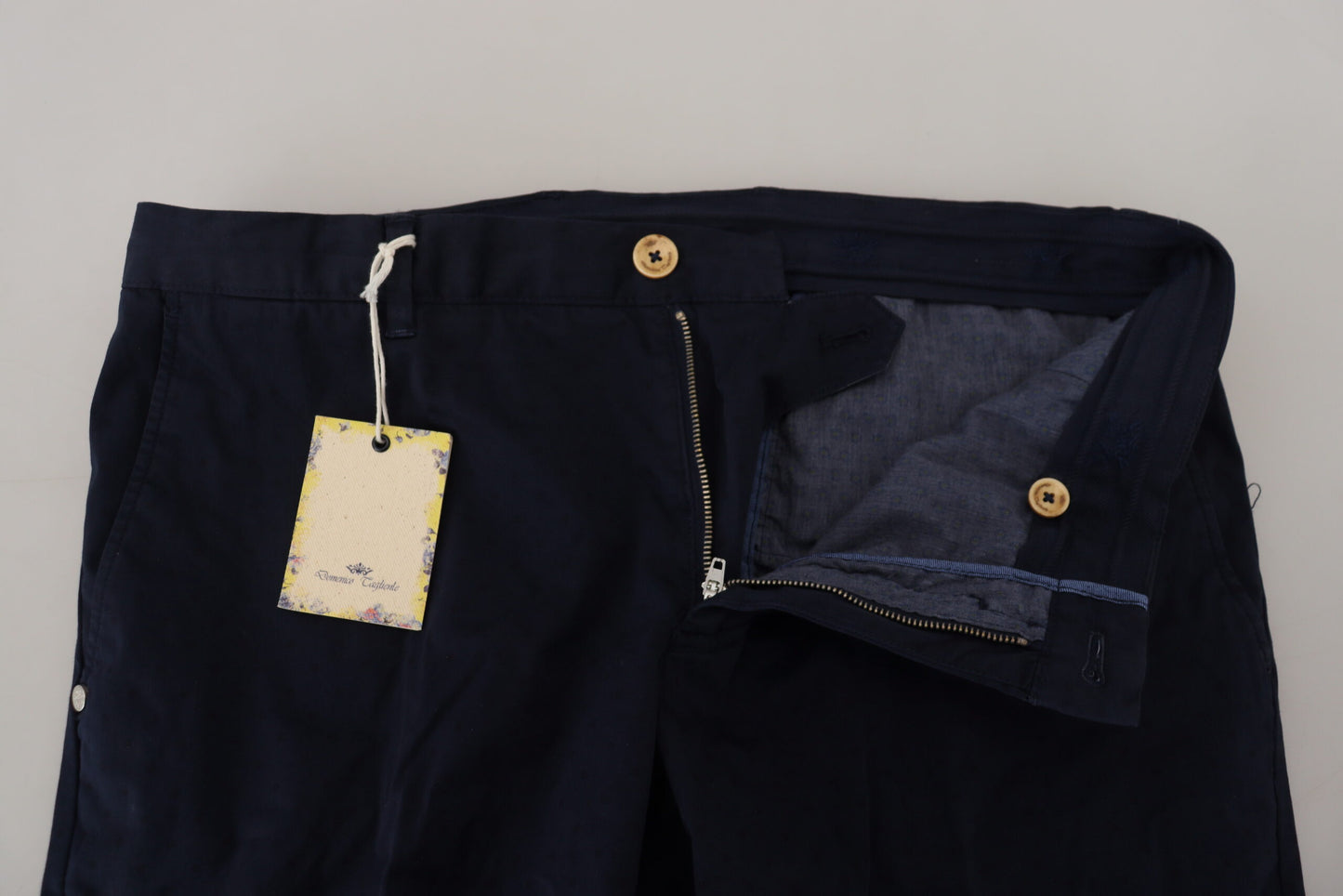 Domenico Tagliente Dunkelblau Baumwolle Skinny herren Hose