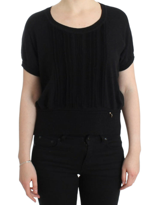 Cavalli Schwarz kurze hose Ärmelpullover