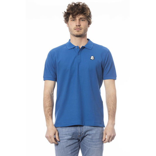Invicta Blaue Baumwolle herren Poloshirt