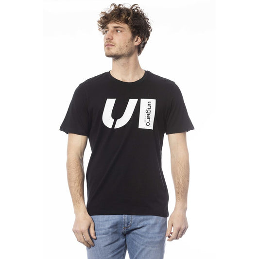 Ungaro Sport Schwarze Baumwolle herren T-Shirt