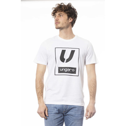 Ungaro Sport Weiße Baumwolle herren T-Shirt