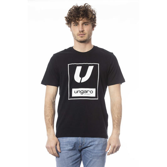 Ungaro Sport Schwarze Baumwolle herren T-Shirt