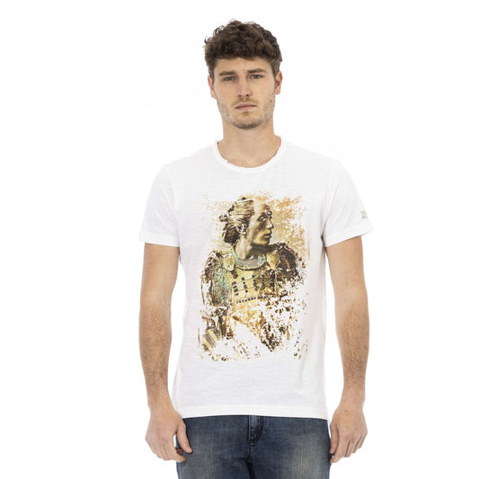 Trussardi Action Weiße Baumwolle herren T-Shirt