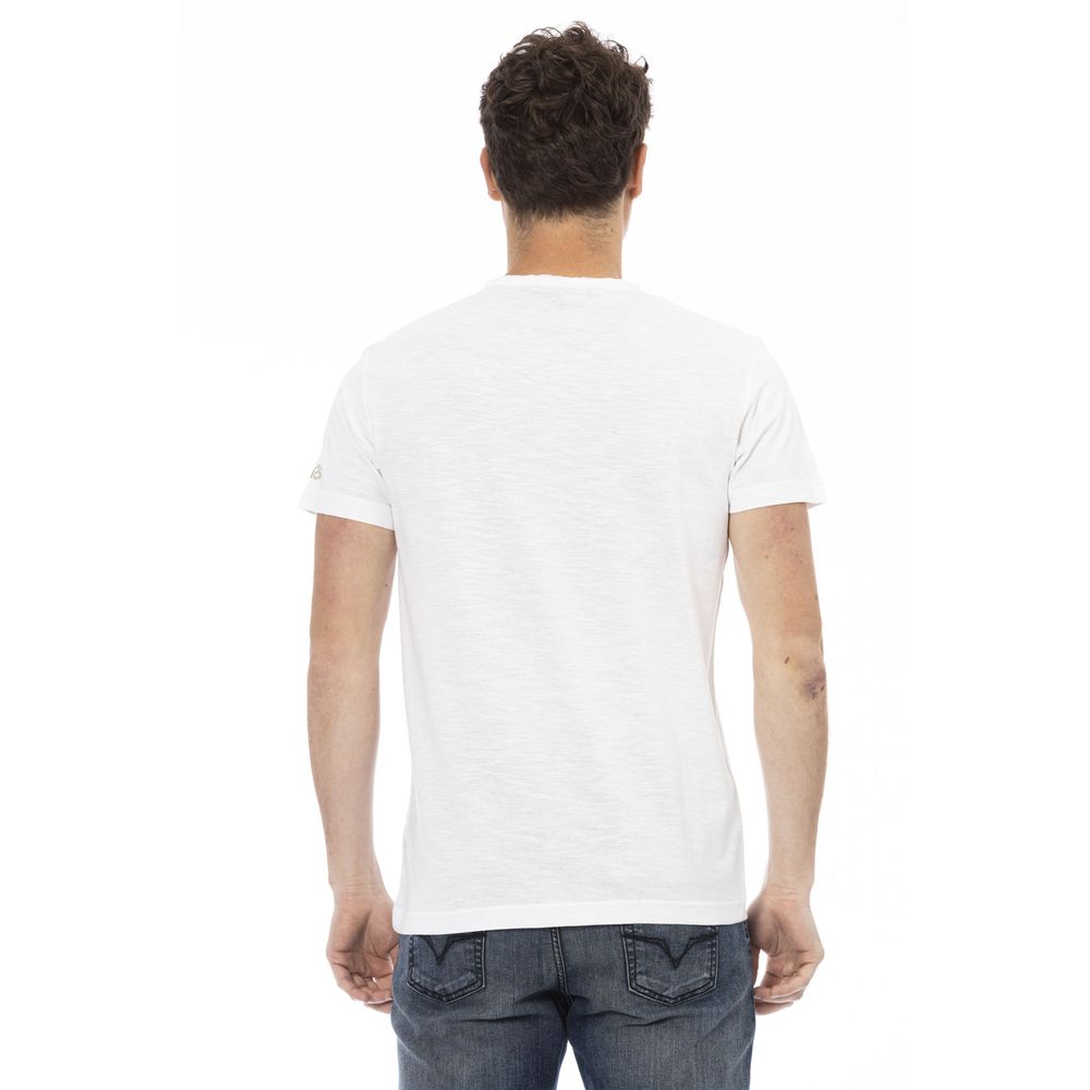 Trussardi Action Weiße Baumwolle herren T-Shirt