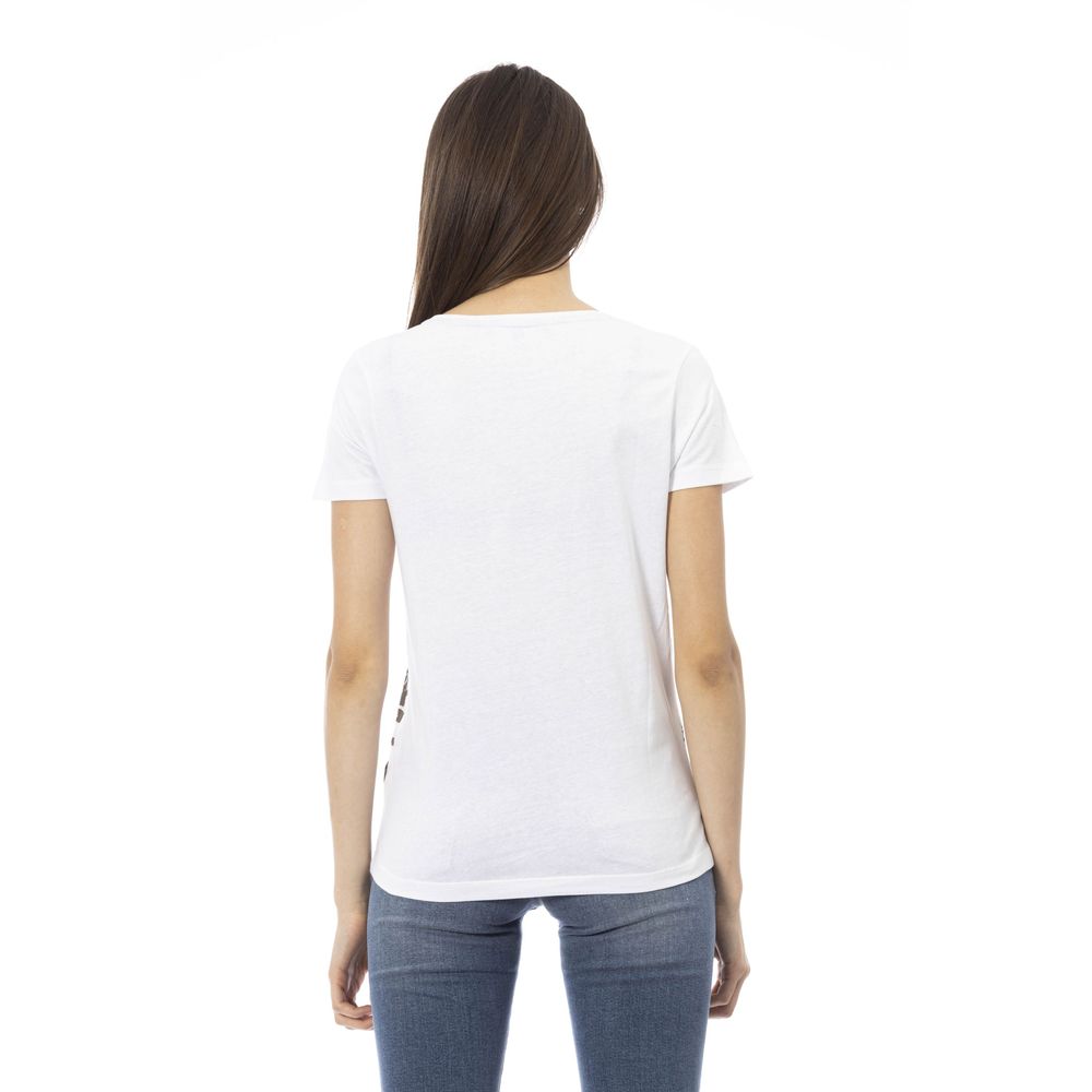 Trussardi Action Weiße Baumwolle damen T-Shirt