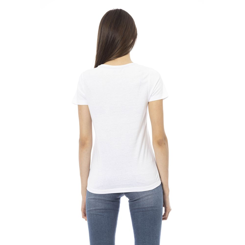 Trussardi Action Weiße Baumwolle damen T-Shirt