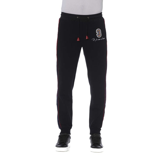 Trussardi Schwarze Baumwolle herren Sport hose