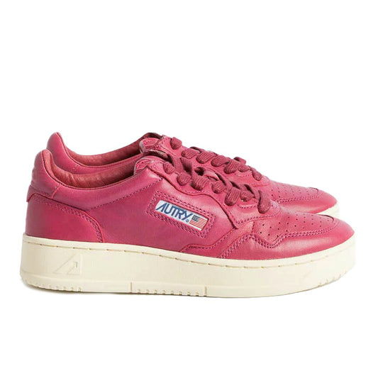 Autry Fuchsia Ziegenkin damen Sneaker