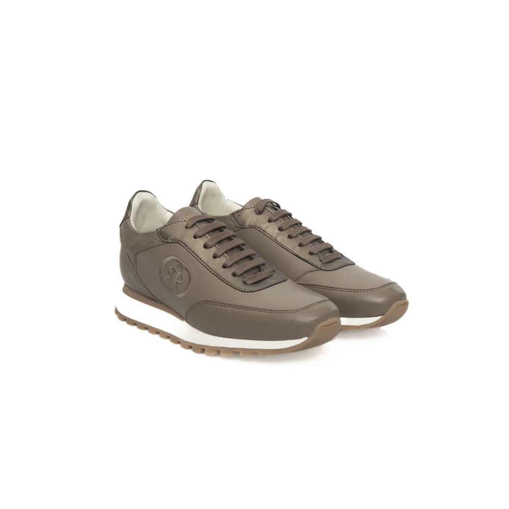 Cerruti 1881 Beige Cowhide damen Sneaker
