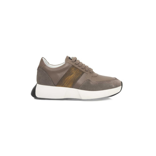 Cerruti 1881 Beige Leder damen Sneaker