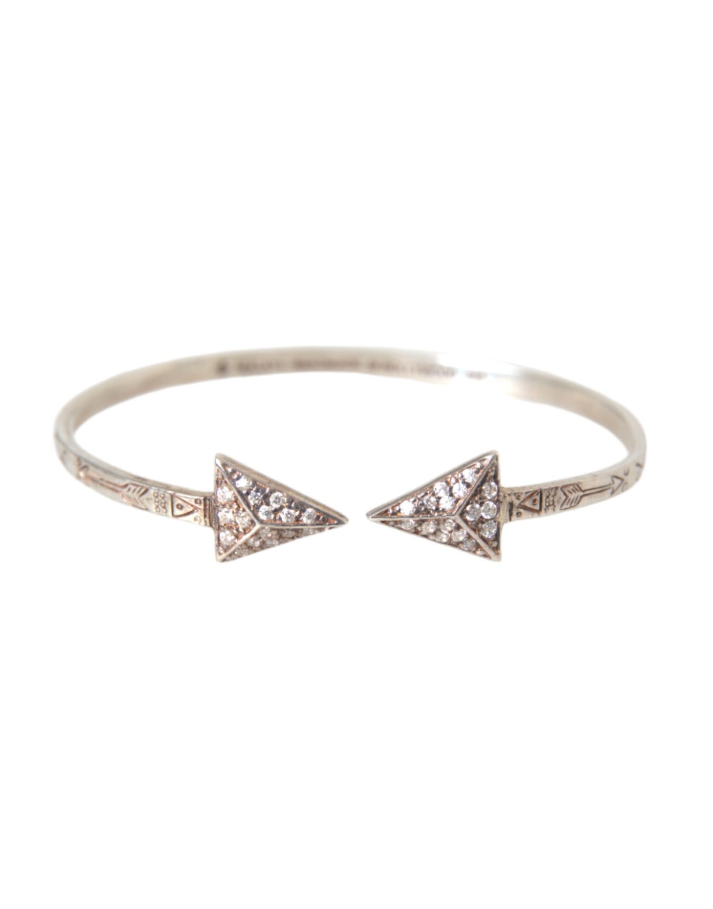 Nialaya Pfeilkristall 925 Silberarmband damen