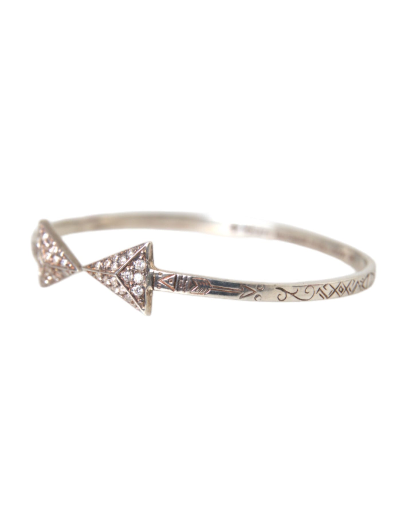 Nialaya Pfeilkristall 925 Silberarmband damen