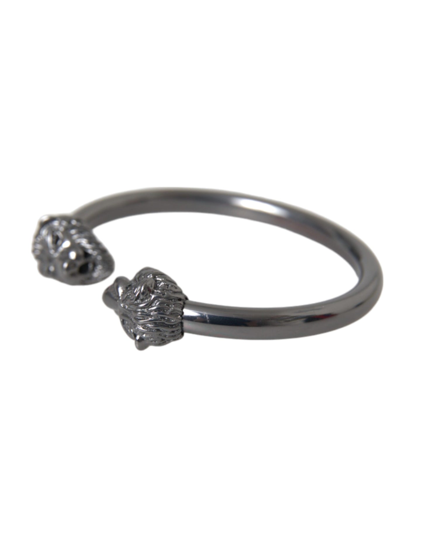 Nialaya Schwarzes Rhodium -Löwenarmelement -Armband damen