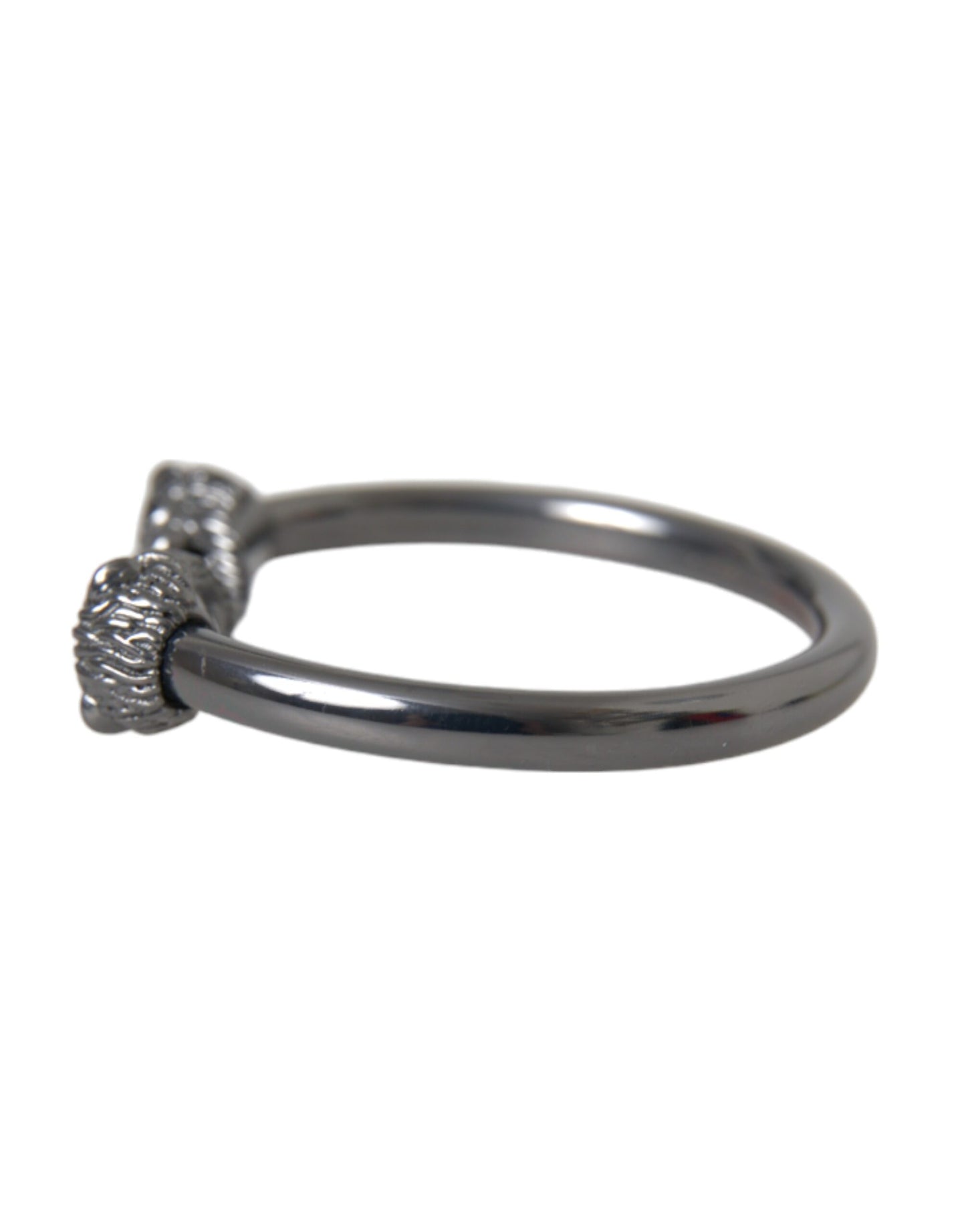 Nialaya Schwarzes Rhodium -Löwenarmelement -Armband damen