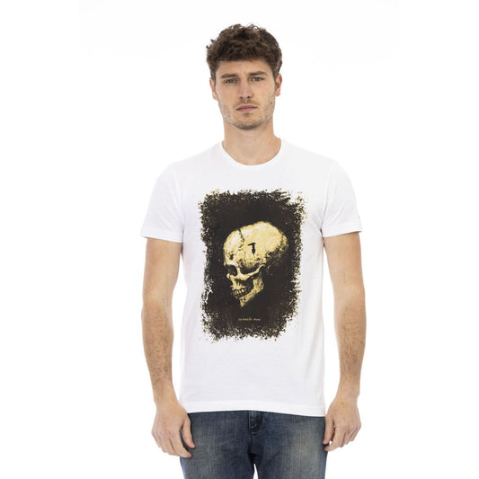 Trussardi Action Weiße Baumwolle herren T-Shirt