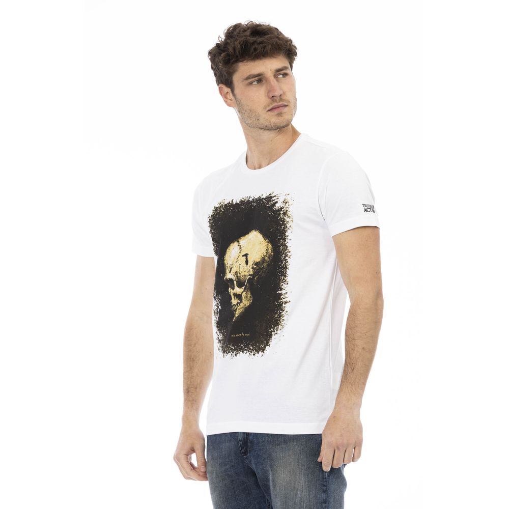 Trussardi Action Weiße Baumwolle herren T-Shirt
