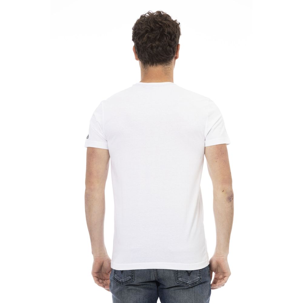 Trussardi Action Weiße Baumwolle herren T-Shirt