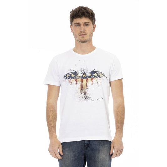 Trussardi Action Weiße Baumwolle herren T-Shirt