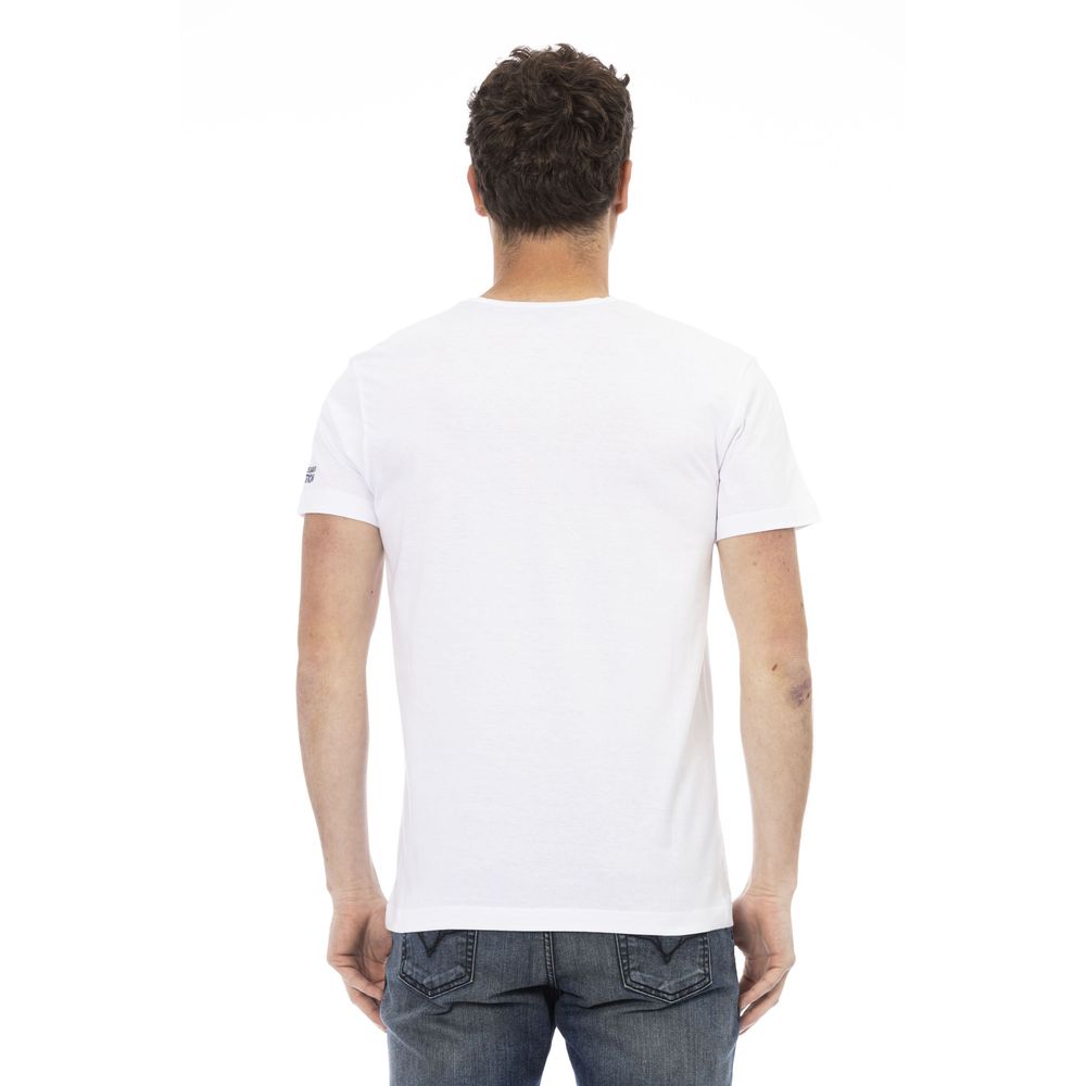 Trussardi Action Weiße Baumwolle herren T-Shirt