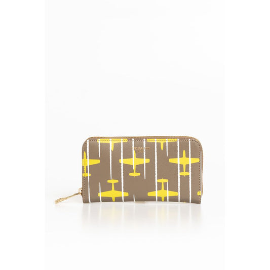 Trussardi Beige Leder damen Geldbörse
