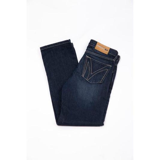 Montana Blu Blaue Baumwolle damen Jeans