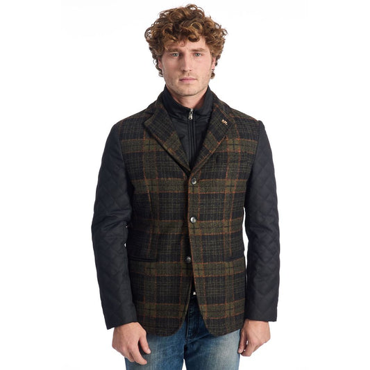 Roberto Pepe Luxury Braune Wolle herren Jacke