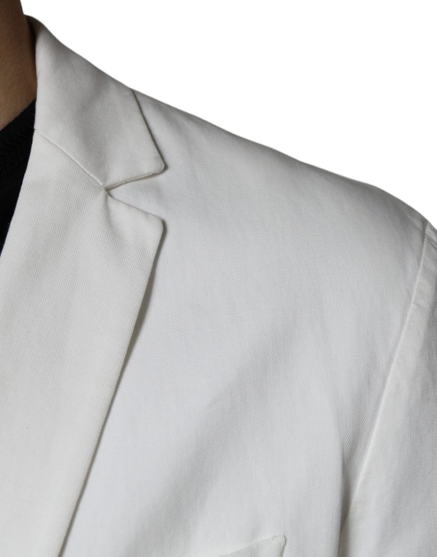 Dondup Weiße Single Breasted Ein Knopfkleid Formal Blazer