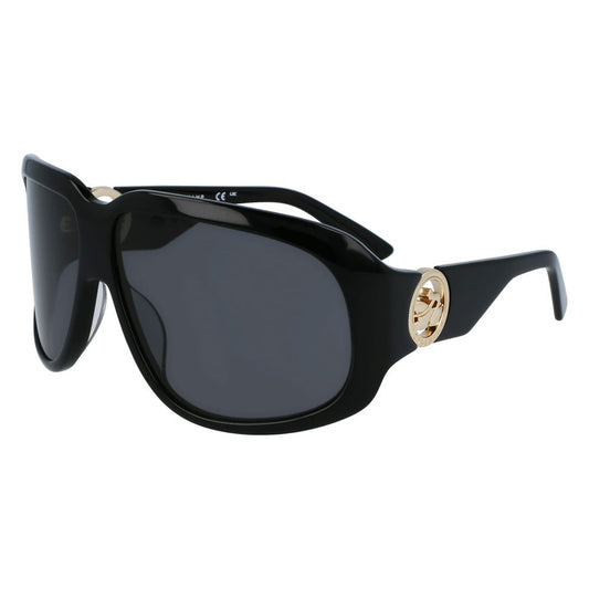 Longchamp Schwarze Acetat -Sonnenbrille