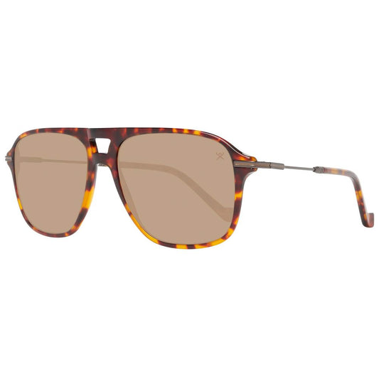 Hackett Braune Acetat -Sonnenbrille