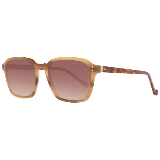 Hackett Braune Acetat -Sonnenbrille