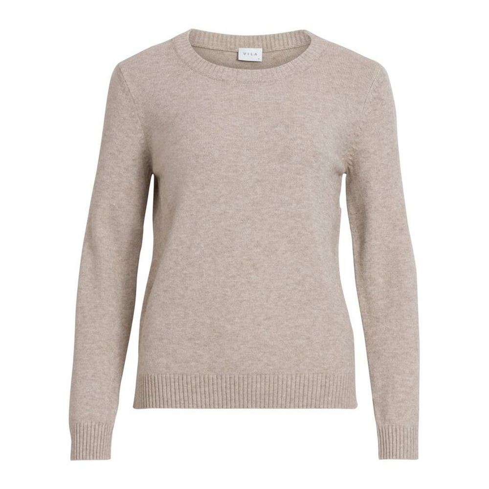 Vila Kleidung Beige Viskose -Pullover