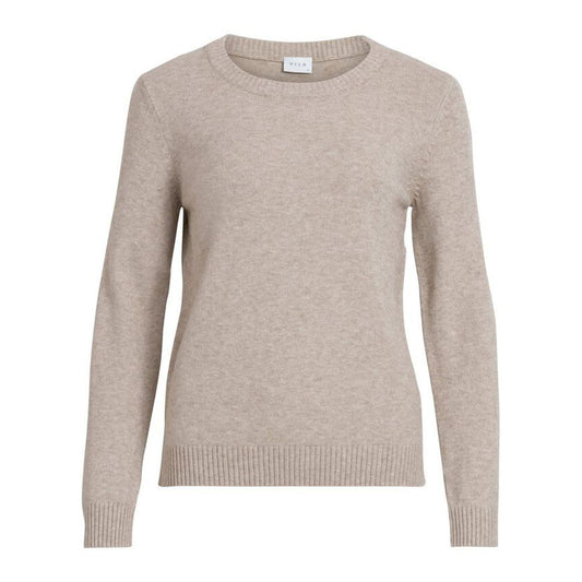Vila Kleidung Beige Viskose -Pullover
