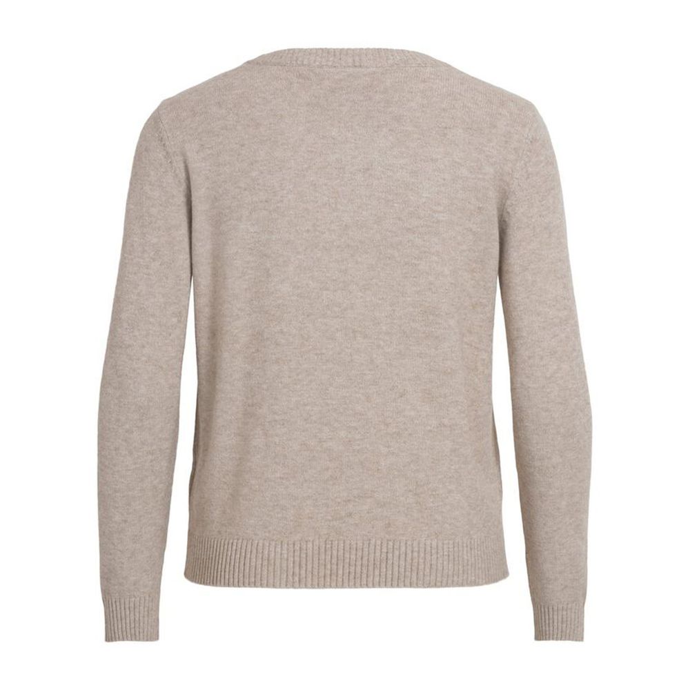 Vila Kleidung Beige Viskose -Pullover