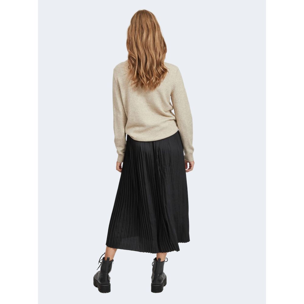 Vila Kleidung Beige Viskose -Pullover