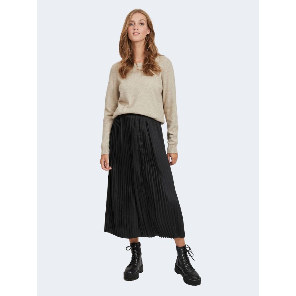 Vila Kleidung Beige Viskose -Pullover