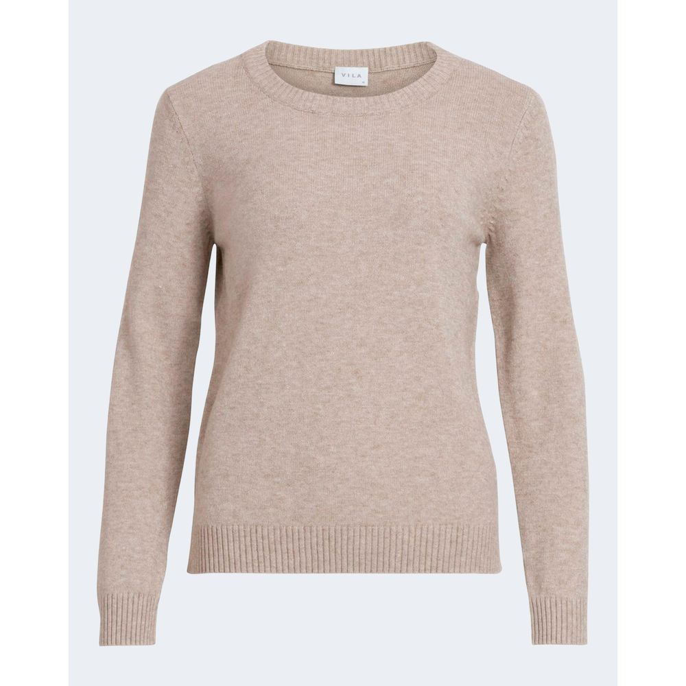 Vila Kleidung Beige Viskose -Pullover