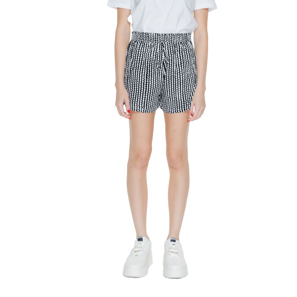Only Schwarzes Viskose kurze hose