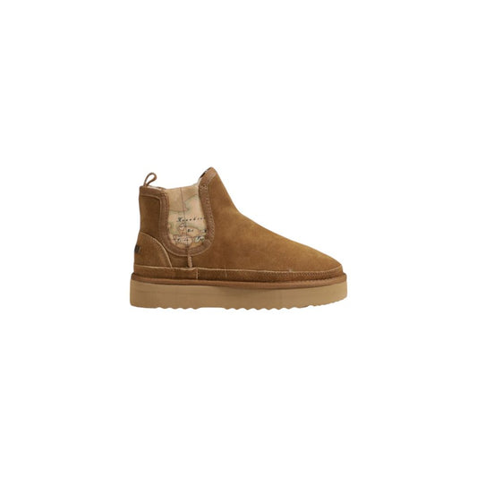 Alviero Martini Prima Classe Beige Leder Ankle