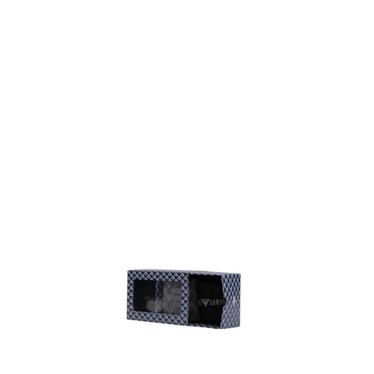 Emporio Armani Underwear Schwarze Baumwollsocke