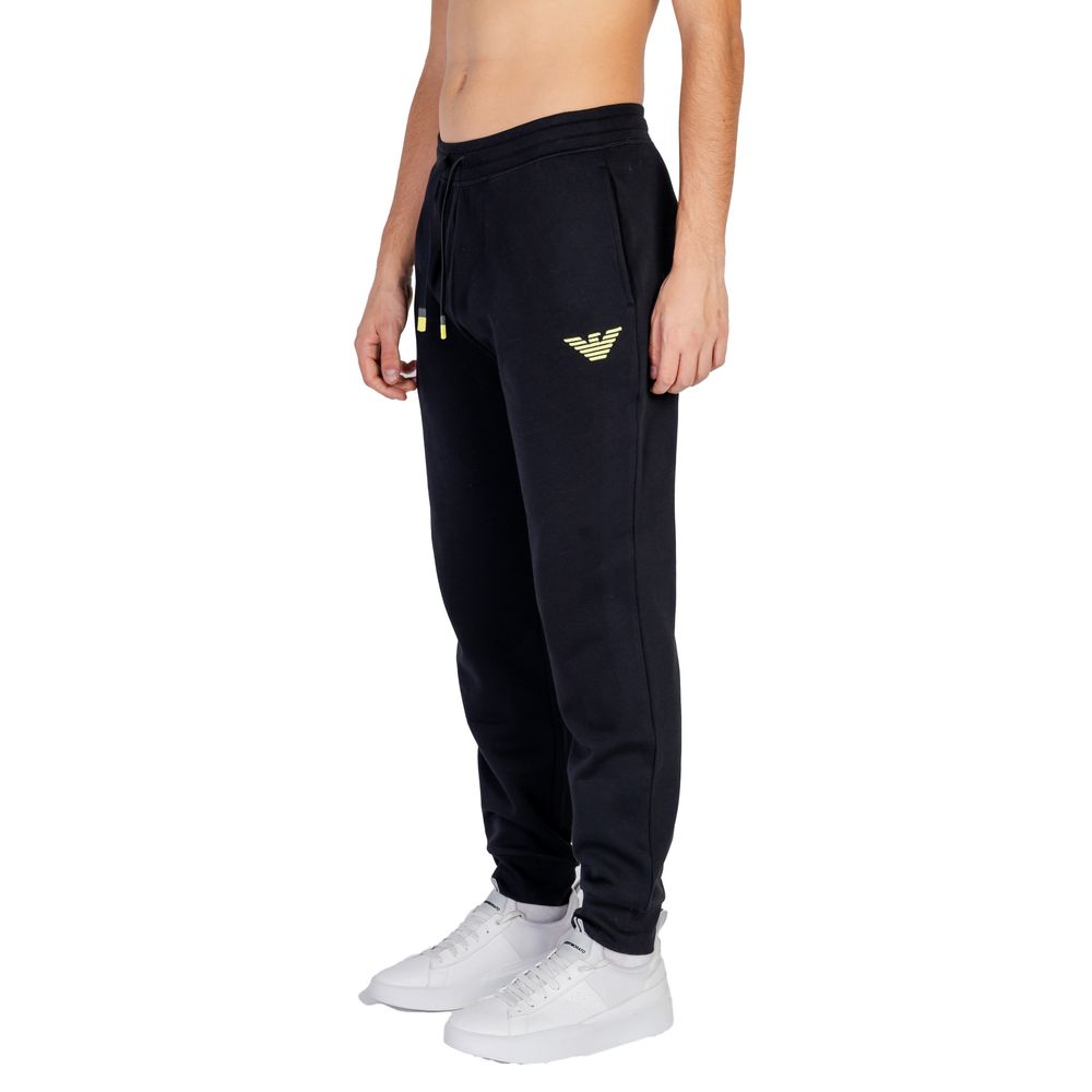Emporio Armani Underwear Black Cotton Joggers Training hose