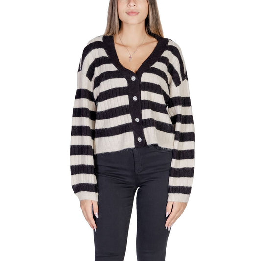 Vero Moda Beige Polyester Strickjacke