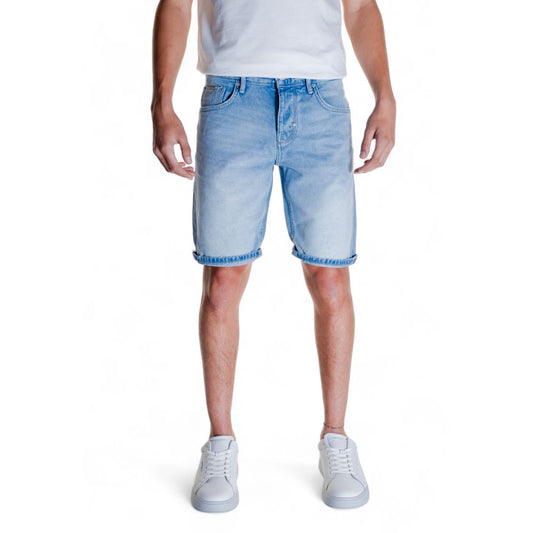 Antony Morato Hellblau Baumwollbermuda