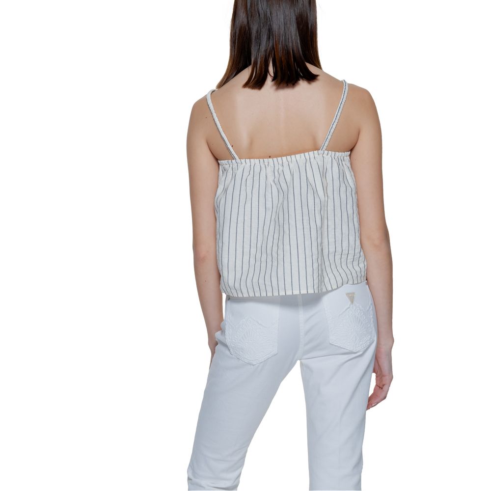 Vero Moda Beige Bio -Baumwoll -Tanktoper