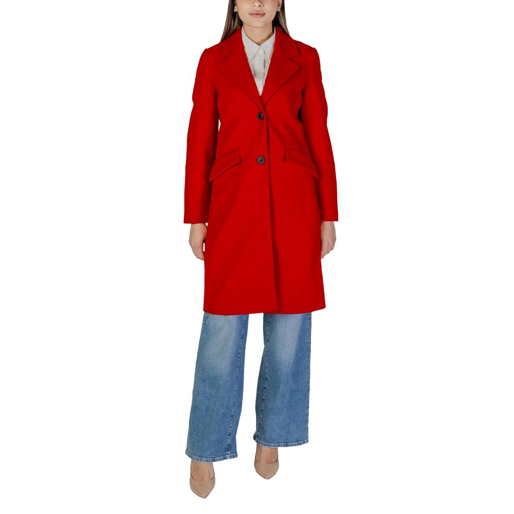 Vero Moda Roter Polyestermantel